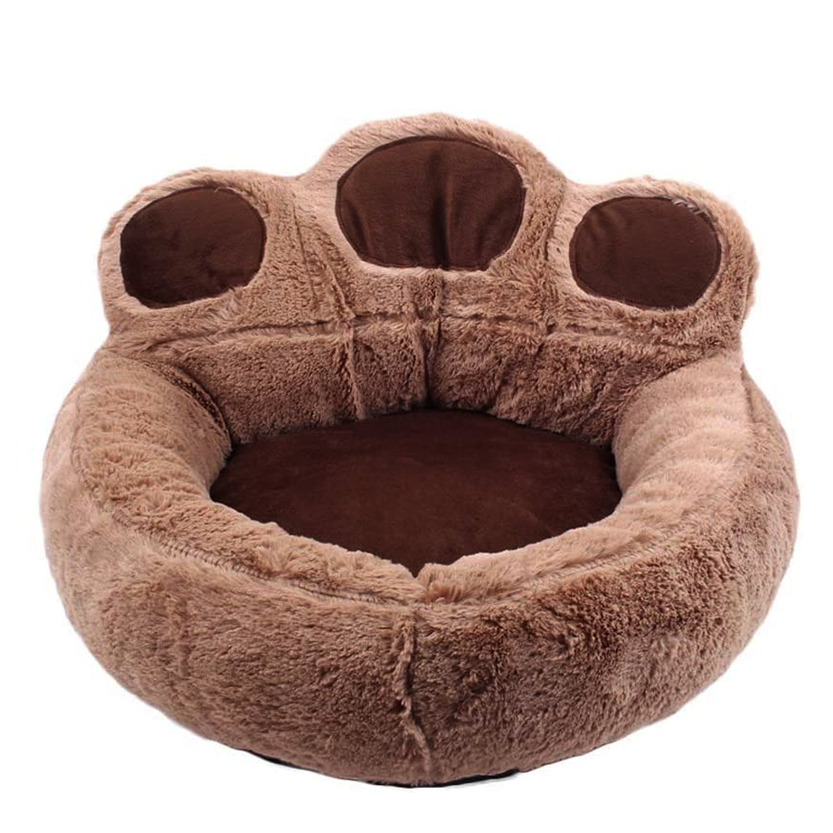 Funki Findz | Pet Beds | Cute Fluffy Paw Shaped Dog Cat Beds