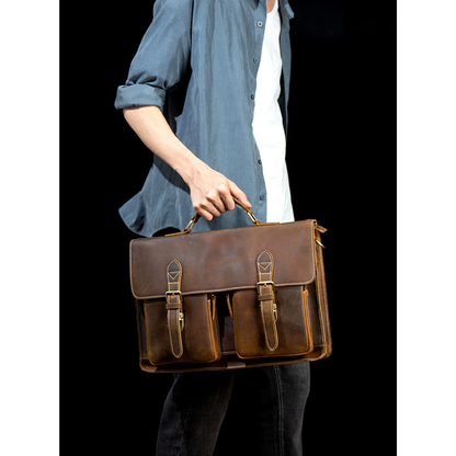 Funki Findz | Bags | Messenger Bags | Men's Leather Laptop Bag