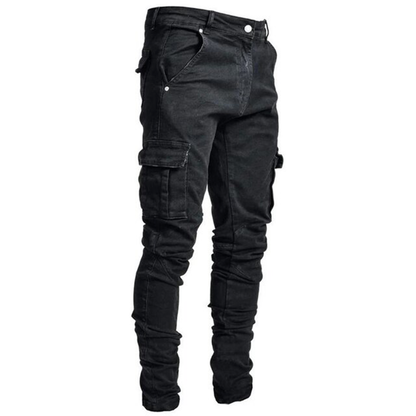 Funki Findz | Pants | Men's Stretch Slim Fit Cargo Skinny Jeans