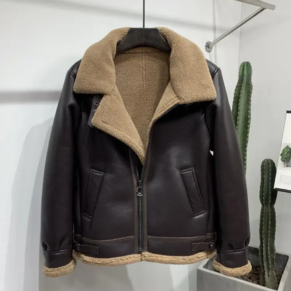 Funki Findz | Jackets | Men's Faux Leather Fleece Bomber Jacket