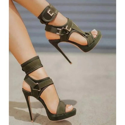 Funki Findz | Shoes | Women's Sky High Strappy Platform Sandal