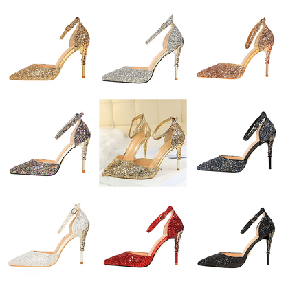 Funki Findz | Shoes | Women's Elegant Party Glitter Sandals