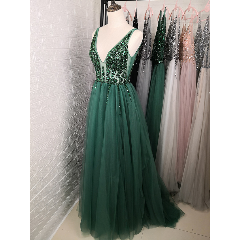 Funki Findz | Dresses | Women's Long Chiffon Tulle Prom Dress