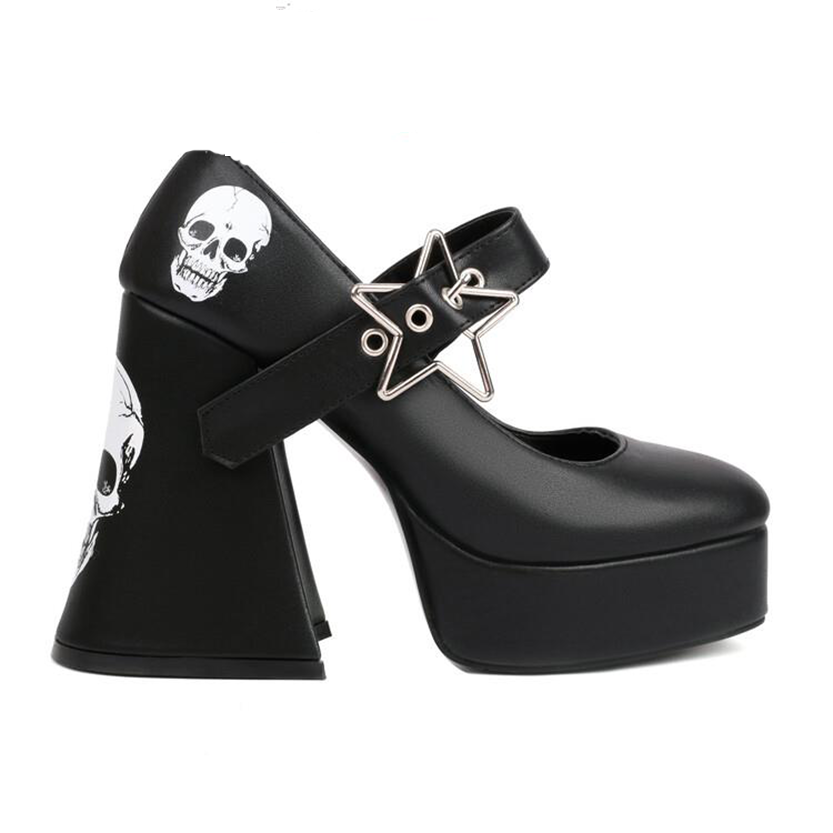 Funki Findz | Shoes | Women's Star Buckle Chunky Platforms