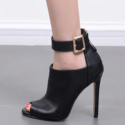 Funki Findz | Shoes | Women's High Buckle Strap Stiletto Sandal