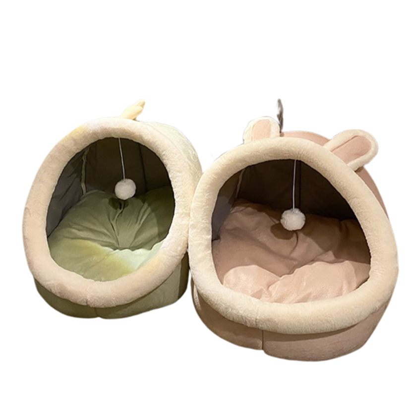 Funki Findz | Pet Beds | Cat Bed | Warm Cozy Kitten Cat Cave