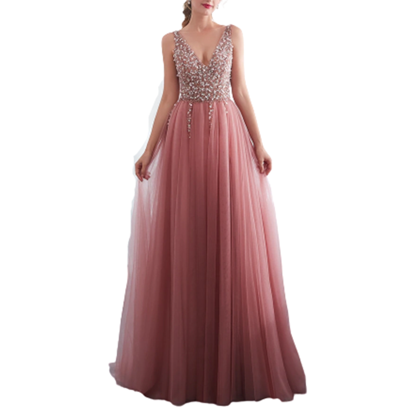 Funki Findz | Dresses | Women's Beaded  Evening Dress | Tulle