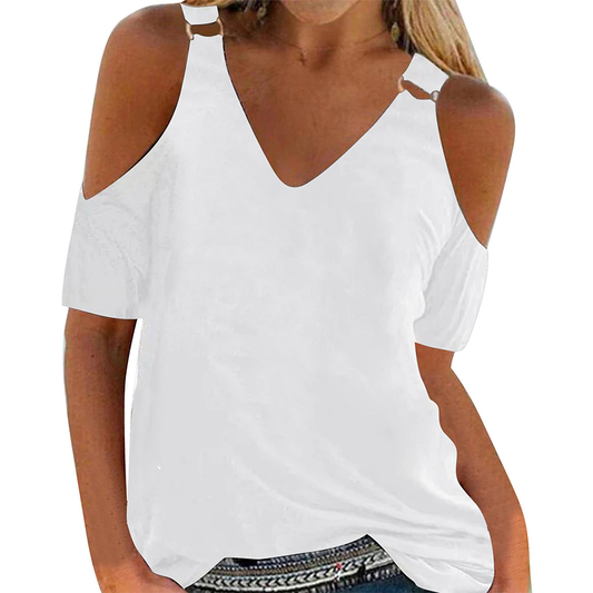 Funki Findz | Shirts | Women's Cut Out Buckle Strap Summer Top
