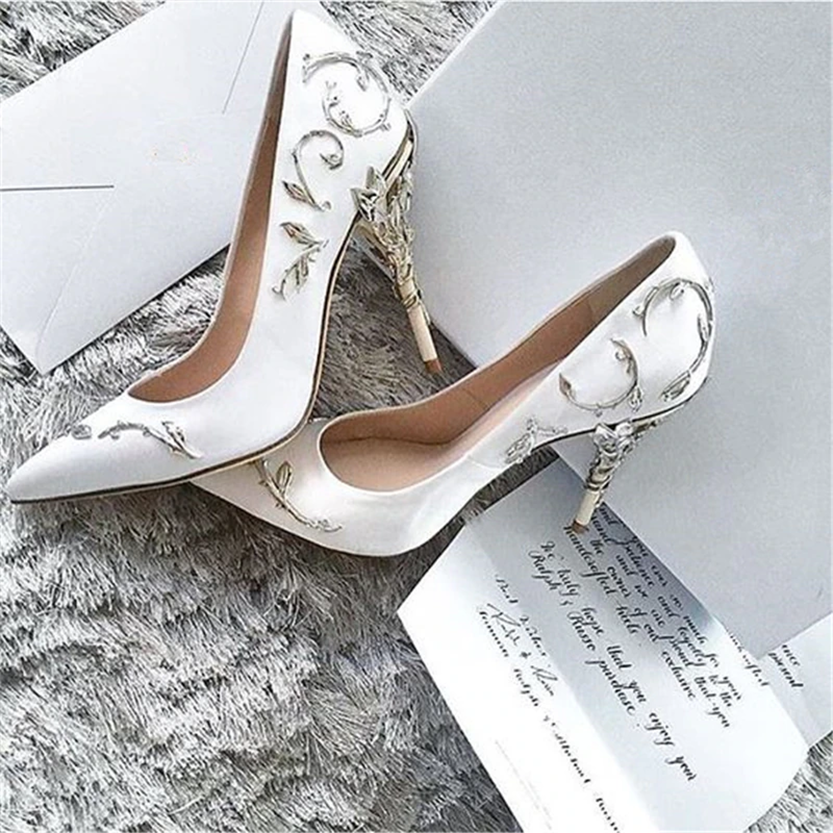 Funki Findz | Shoes | Women's Elegant Silk Formal Prom Stilettos