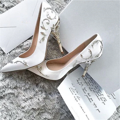 Funki Findz | Shoes | Women's Elegant Silk Formal Prom Stilettos