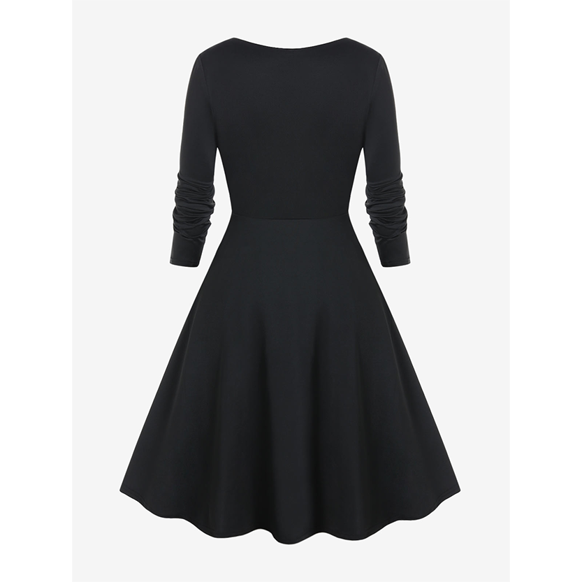 Funki Findz | Dresses | Women's Punk Gothic Long Sleeve Dress
