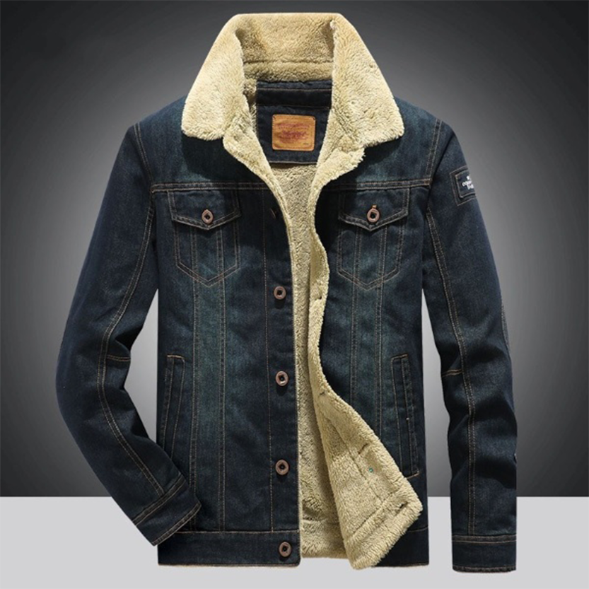 Funki Findz | Jackets | Men's Fleece Denim Trucker Jackets