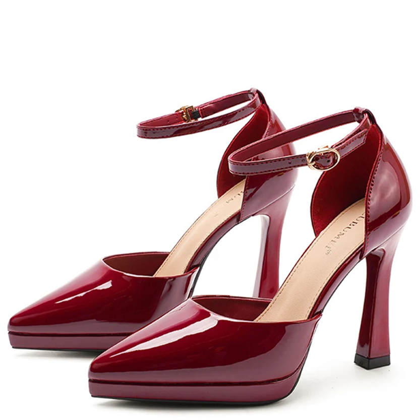 Funki Findz | Shoes | Women's Patent Leather Pointed Toe heels