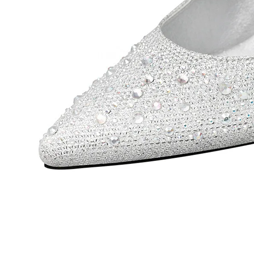Funki Findz | Shoes | Women's Rhinestone Sparkly Prom Shoes