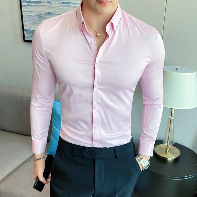 Funki Findz | Shirts | Men's Slim Fit British Style Dress Shirt 7XL