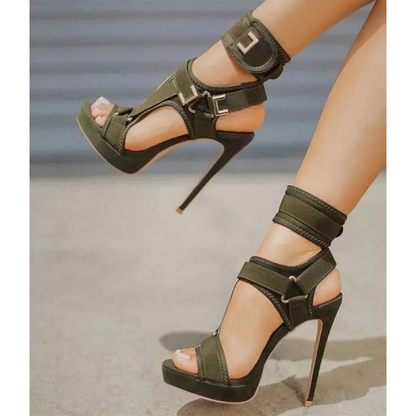 Funki Findz | Shoes | Women's Sky High Strappy Platform Sandal
