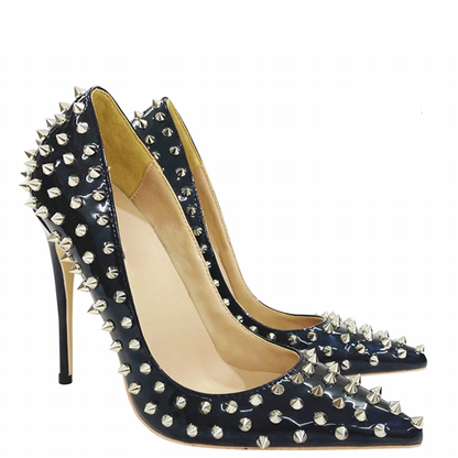 Funki Findz | Shoes | Women's Spikes Rivets Super High Stilettos