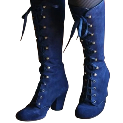 Funki Findz | Boots | Women's Steampunk Lace Up Granny Boots