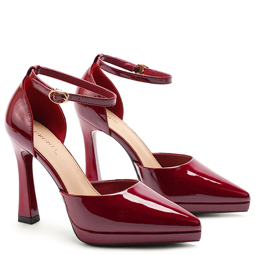 Funki Findz | Shoes | Women's Patent Leather Pointed Toe heels