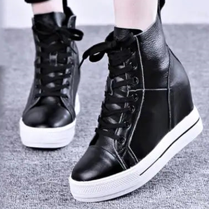 Funki Findz | Boots | Women's Canvas High Rise Ankle Sneaker