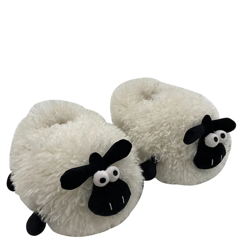 Funki Findz | Shoes | Unisex Cute Wide Eyed Sheep Slippers