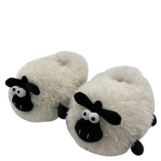 Funki Findz | Shoes | Unisex Cute Wide Eyed Sheep Slippers