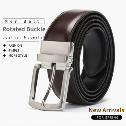 Funki Findz | Belts | Men's Luxury Leather Belt Reversible Buckle