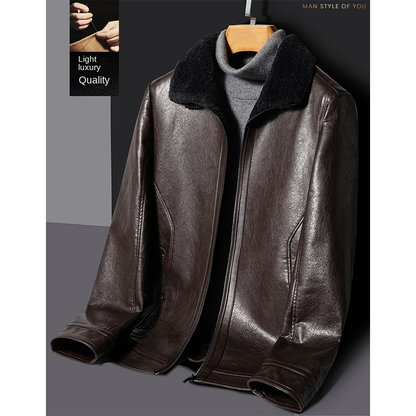 Funki Findz | Jackets | Men's Real Leather Fleece Lined Jackets