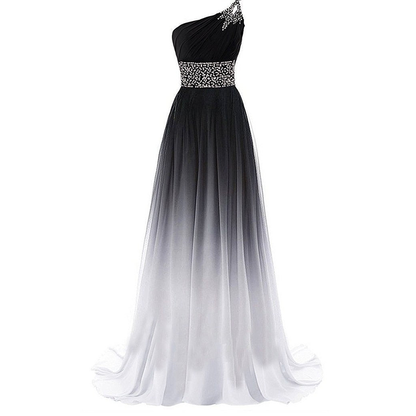 Funki Findz | Dresses | Women's Long Chiffon Evening Dress
