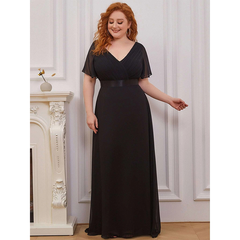Funki Findz | Dresses | Women's Elegant Chiffon Evening Dress
