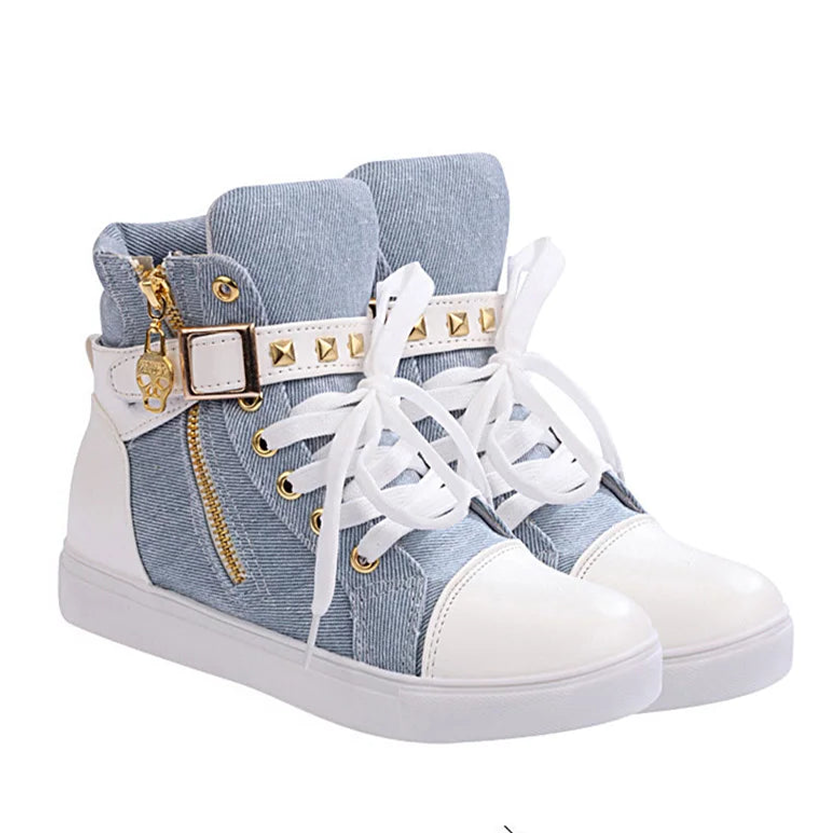 Funki Findz | Boots | Women's Zip Buckle Ankle Boot Sneakers
