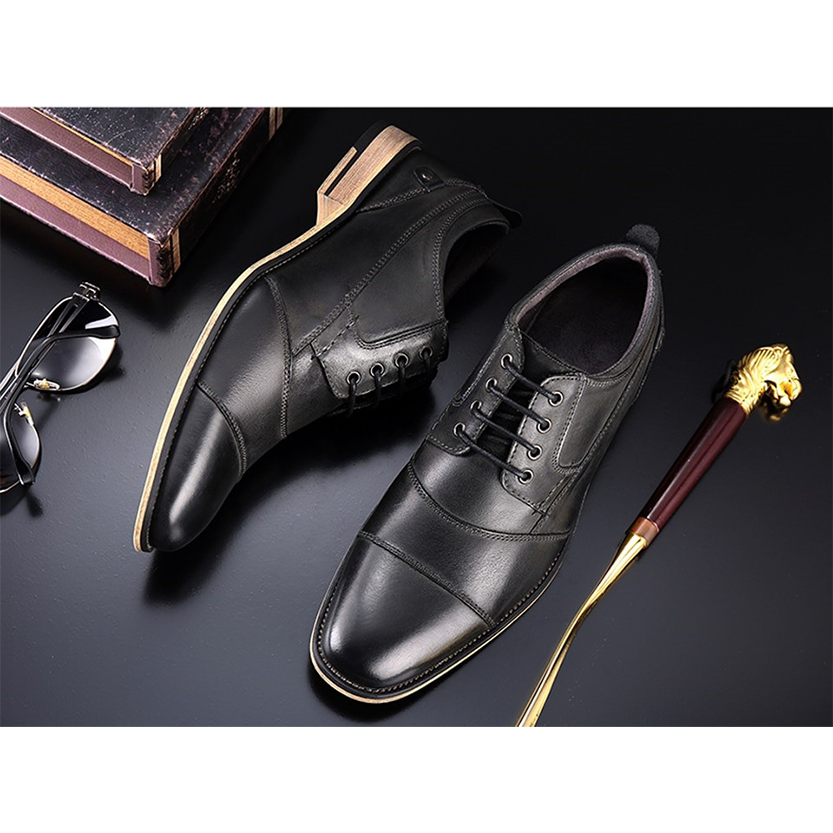 Funki Findz | Shoes | Men's Genuine Leather Derby Dress Shoes