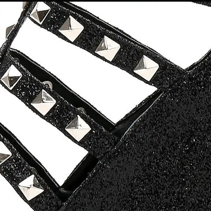 Funki Findz | Shoes | Women's Rivet Platform Gladiator Sandals