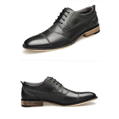Funki Findz | Shoes | Men's Genuine Leather Derby Dress Shoes