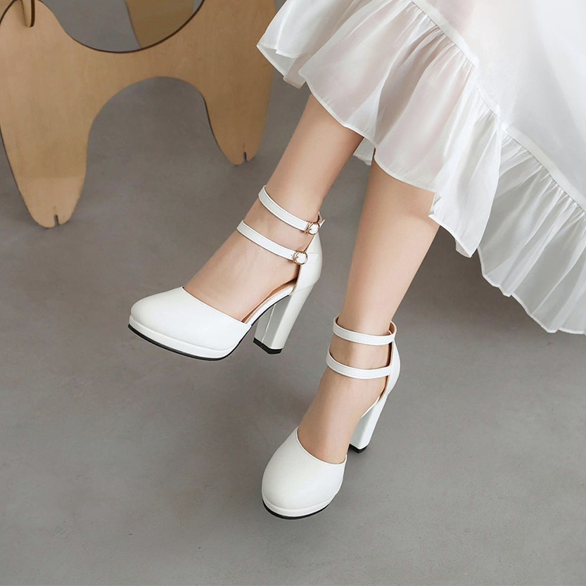 Funki Findz | Shoes | Women's Mary Jane T-Strap Platform Heels