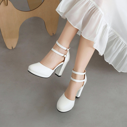 Funki Findz | Shoes | Women's Mary Jane T-Strap Platform Heels
