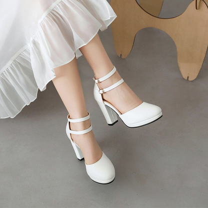 Funki Findz | Shoes | Women's Mary Jane T-Strap Platform Heels