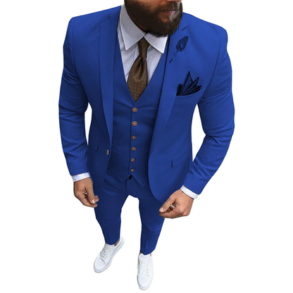 Funki Findz | Suits | Men's Formal Wedding Attire | 3 Pcs Slim Fit