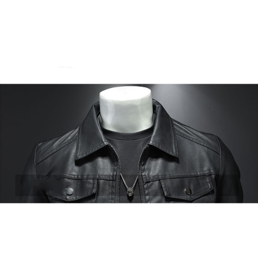 Funki Findz | Jackets | Men's Slim Fit Faux Leather Jacket