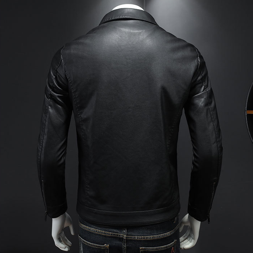 Funki Findz | Jackets | Men's Slim Fit Faux Leather Jacket