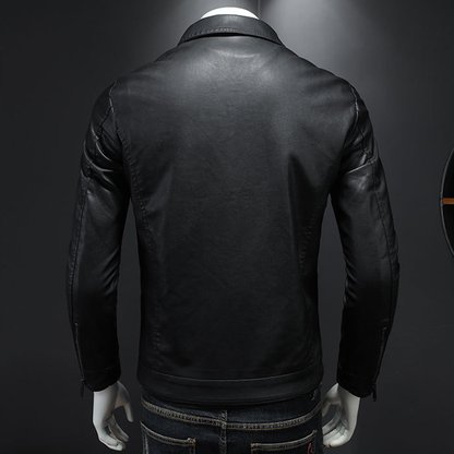 Funki Findz | Jackets | Men's Slim Fit Faux Leather Jacket