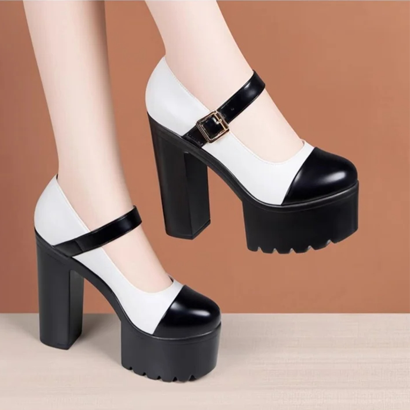 Funki Findz | Shoes | Women's Two Toned Platform Mary Janes