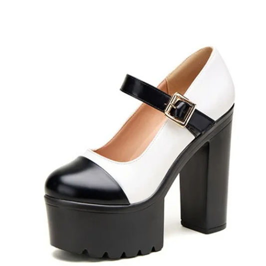 Funki Findz | Shoes | Women's Two Toned Platform Mary Janes