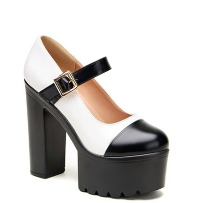 Funki Findz | Shoes | Women's Two Toned Platform Mary Janes