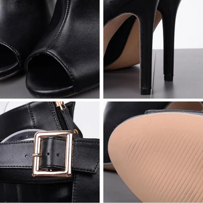 Funki Findz | Shoes | Women's High Buckle Strap Stiletto Sandal