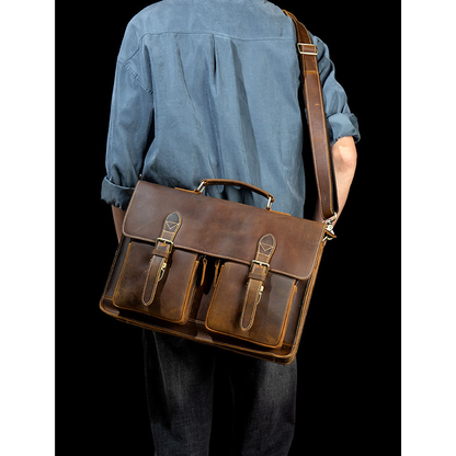 Funki Findz | Bags | Messenger Bags | Men's Leather Laptop Bag