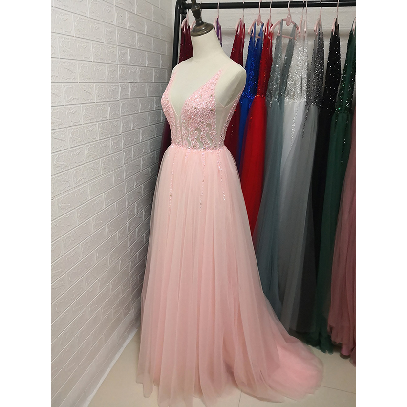 Funki Findz | Dresses | Women's Long Chiffon Tulle Prom Dress
