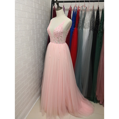 Funki Findz | Dresses | Women's Long Chiffon Tulle Prom Dress