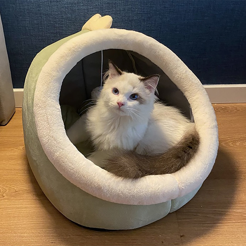 Funki Findz | Pet Beds | Cat Bed | Warm Cozy Kitten Cat Cave