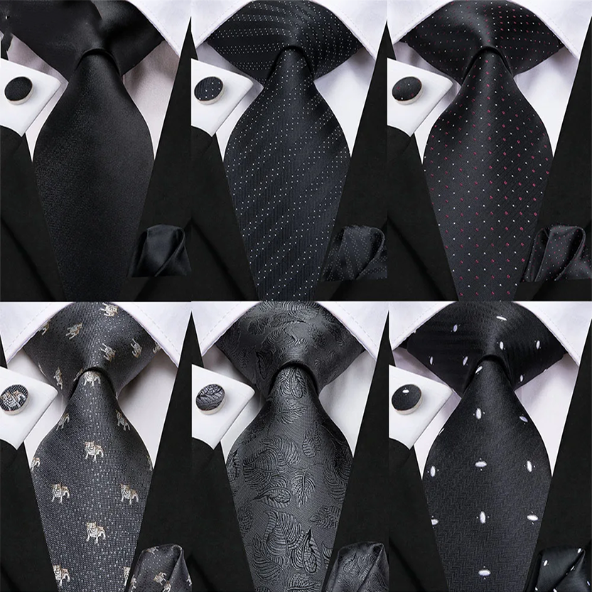 Funki Findz | Neckties | Men's 100% Silk Luxury 3Pcs Tie Sets